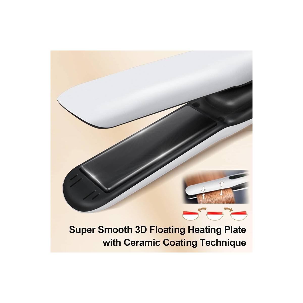 SUNMAY Voga 2 in 1 Cordless Hair Straightener Keramisk 4800mAh