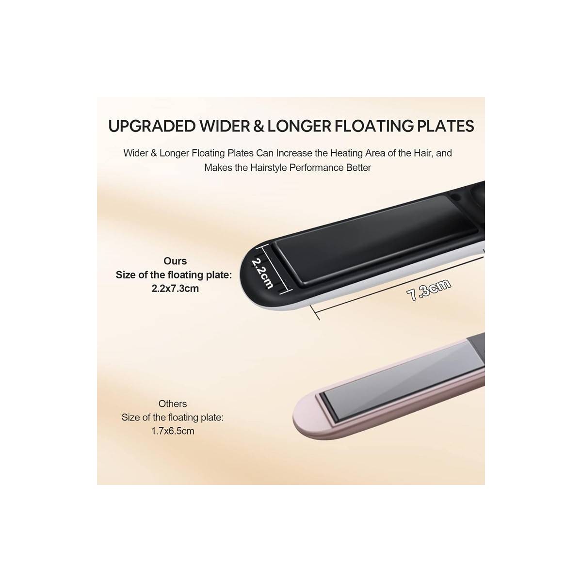 SUNMAY Voga 2 in 1 Cordless Hair Straightener Keramisk 4800mAh