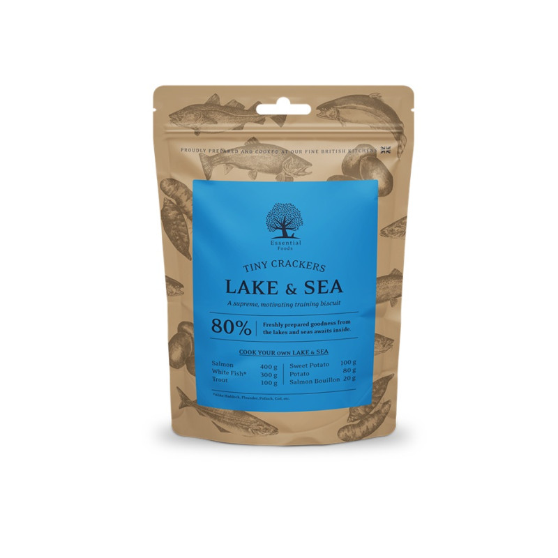 ESSENTIAL LAKE & SEA TINY CRACKERS 100g