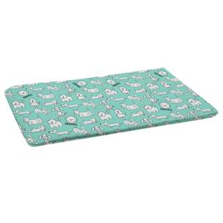 MISOKO pads 70x80 cm Mint med hvalpe 2 stk.