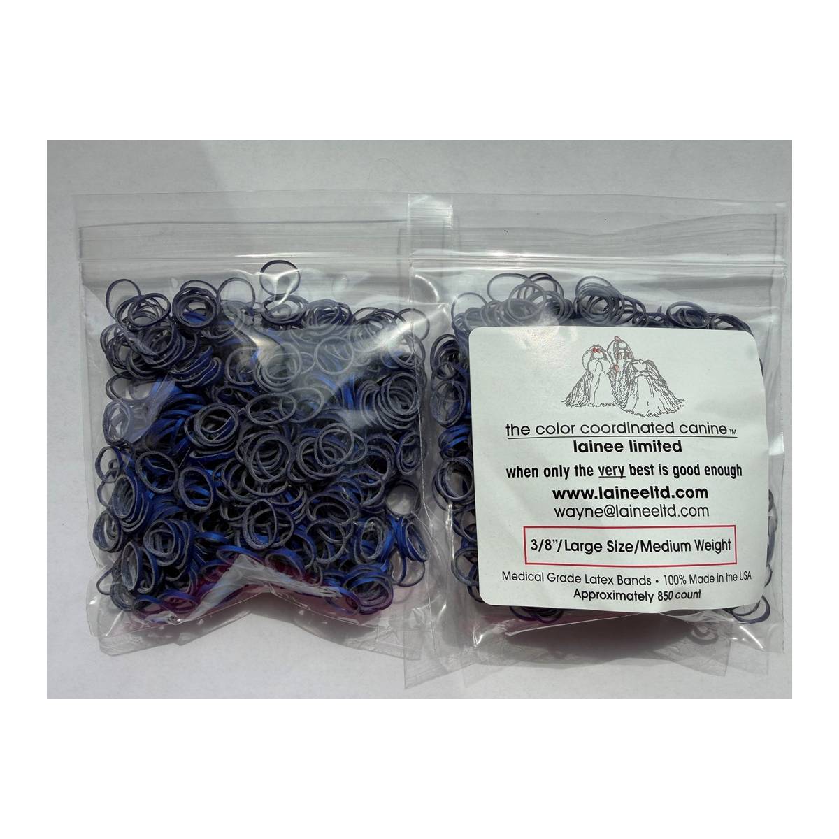 Lainee Metallic Sapphire, L Size, M Weight