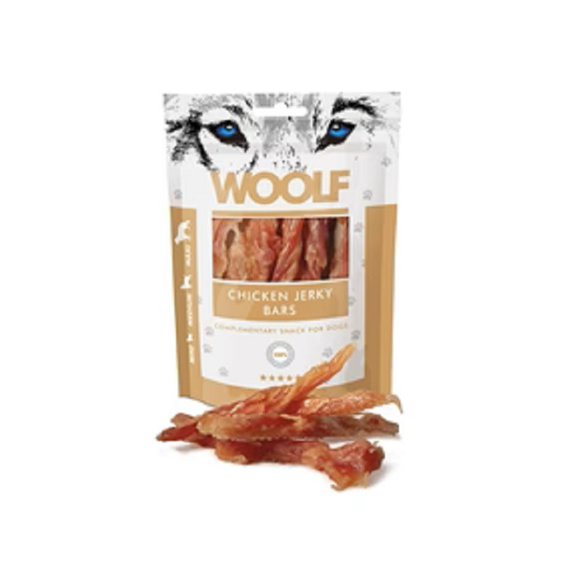 Woolf Chicken Jerky Bars